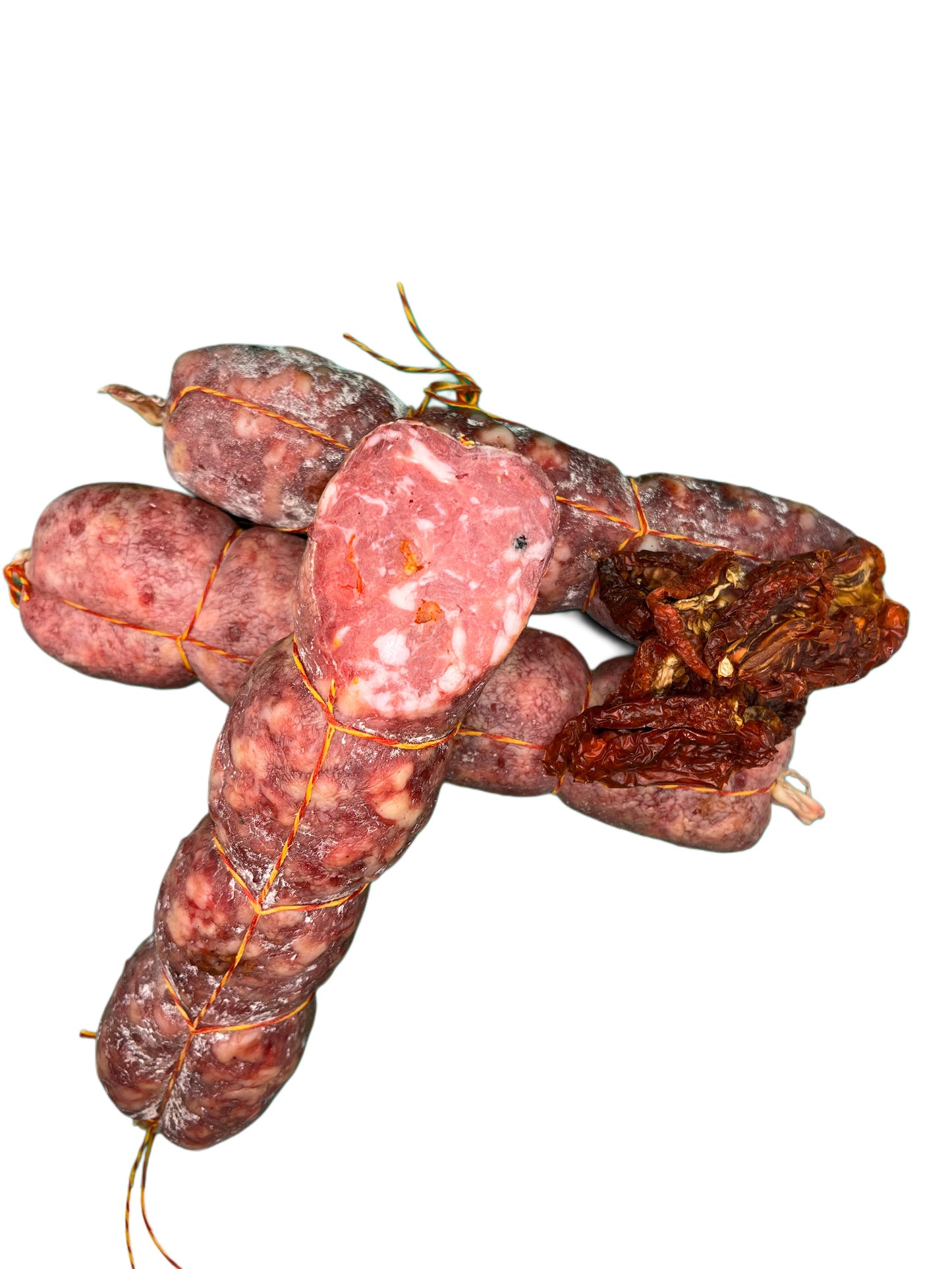 Salame stagionato con pomodoro secco